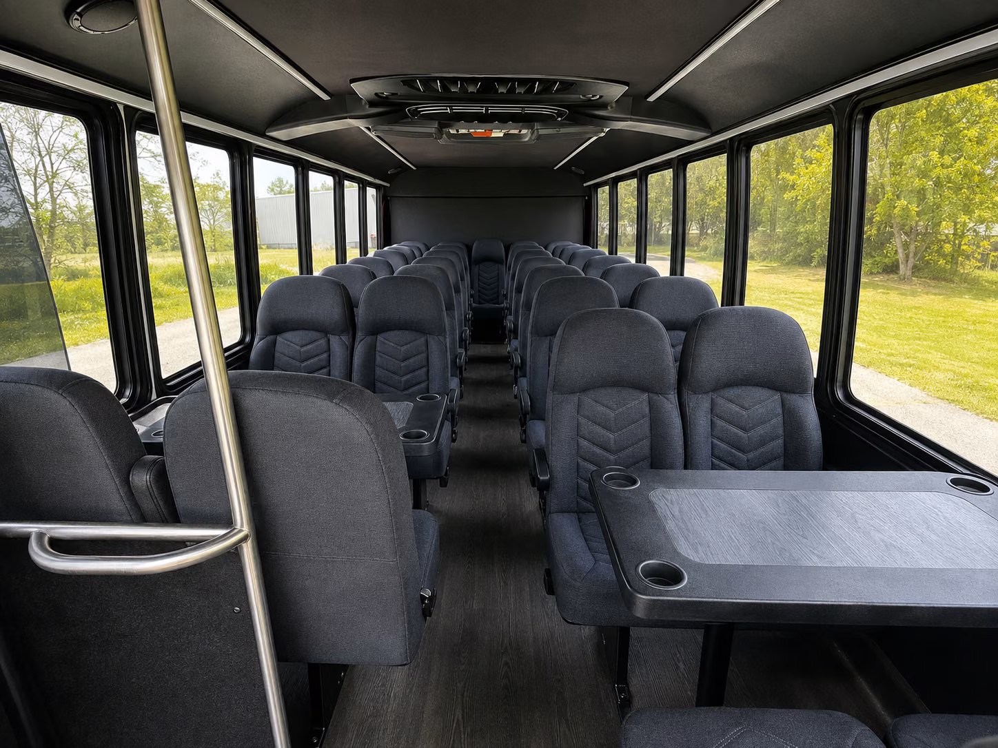 fall river 18 passenger minibus inside