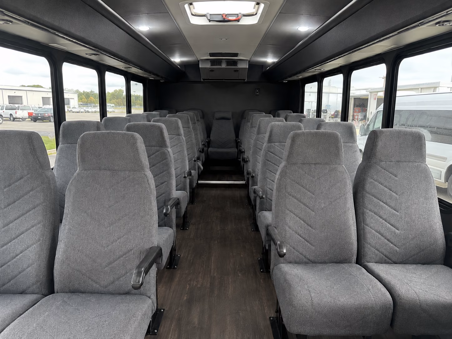 fall river 20 passenger minibus inside