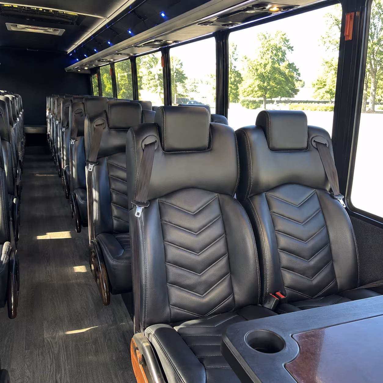 fall river 25 passenger minibus inside