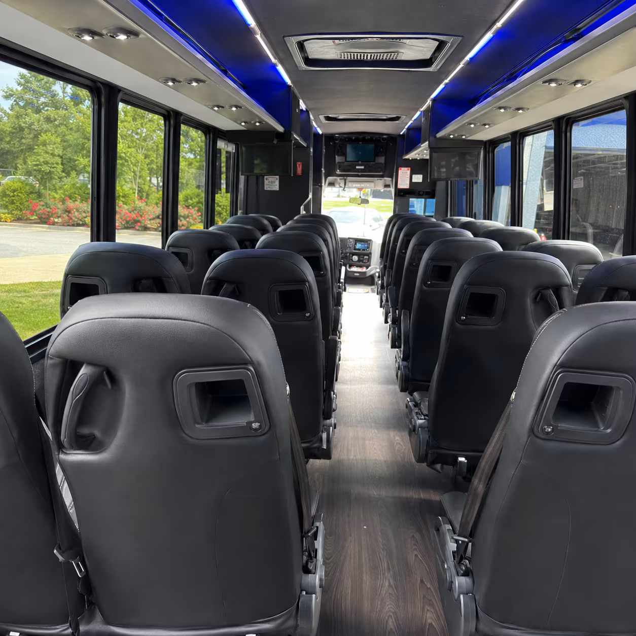 fall river 35 passenger minibus inside