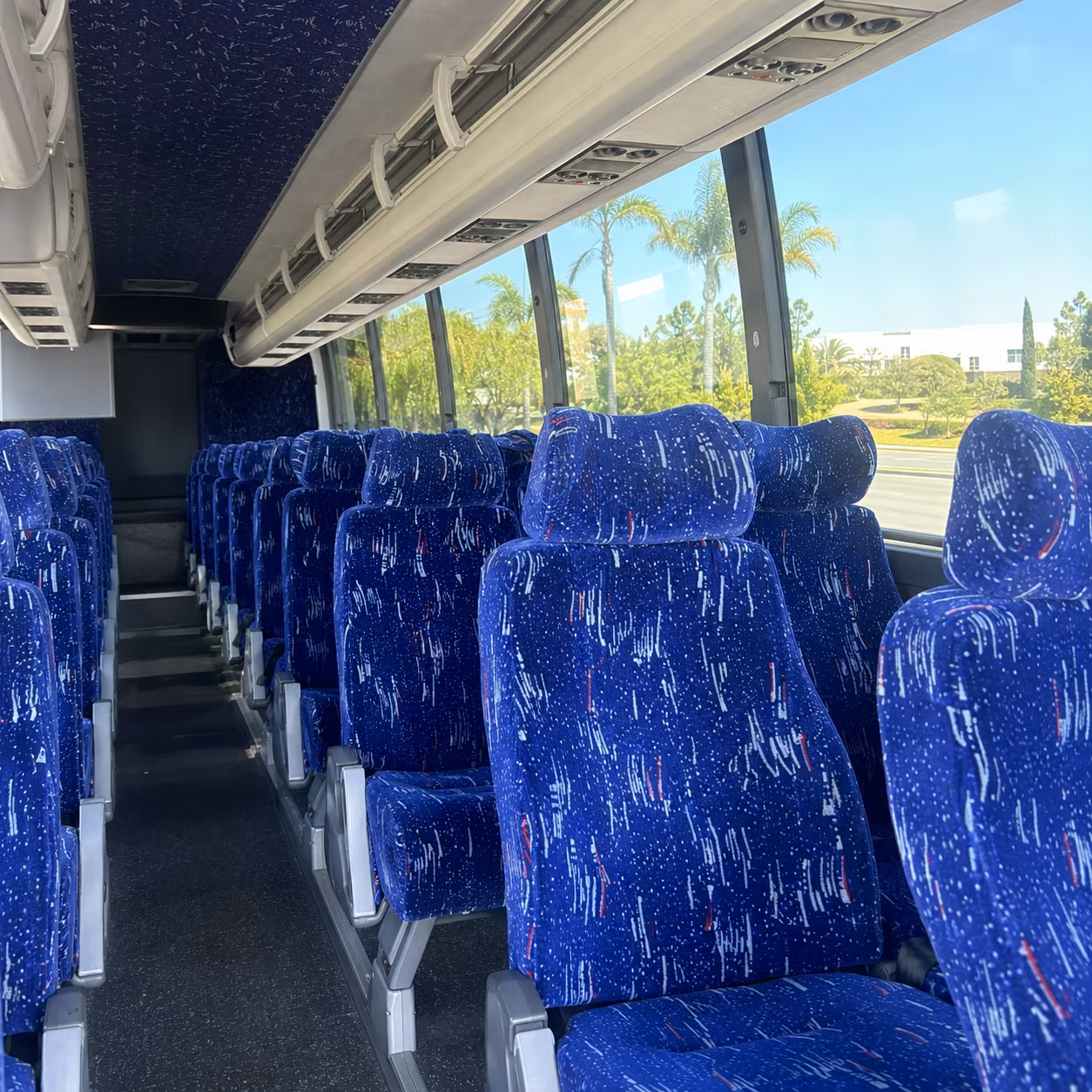 fall river charter bus interior